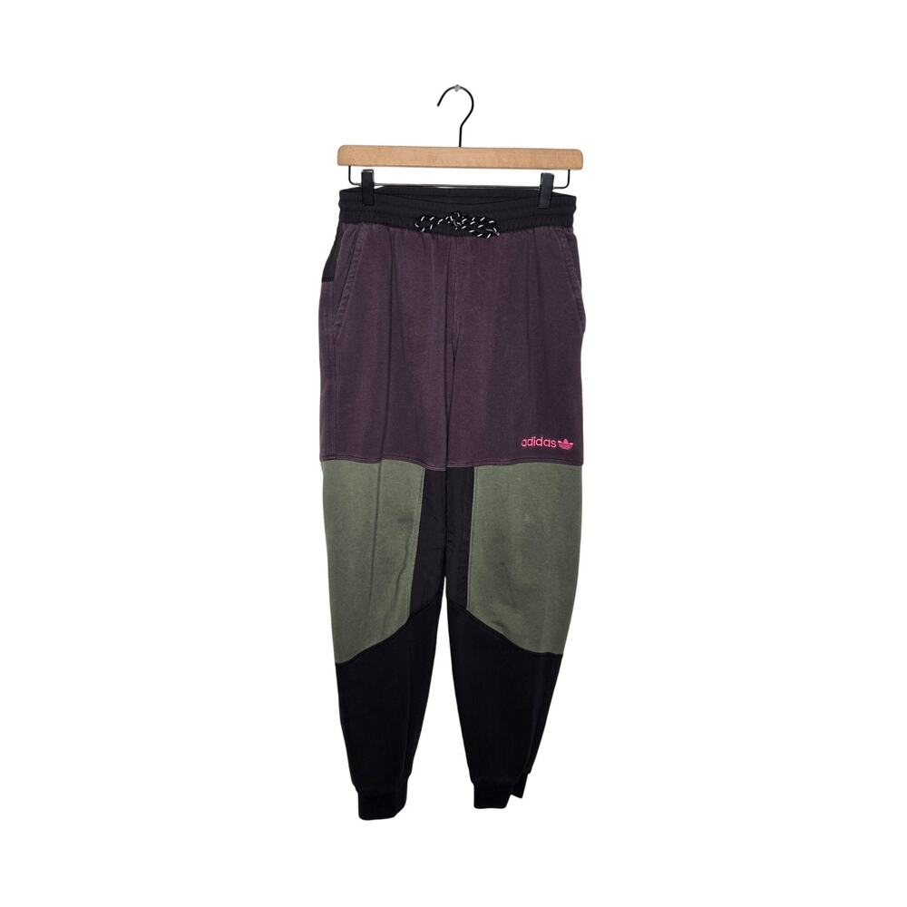 ADIDAS Women’s Dark Tones Color-Block Joggers Size Small